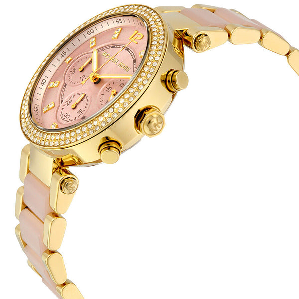 Michael Kors Parker Pink Dial Ladies Watch #MK6326 - Watches of America #2