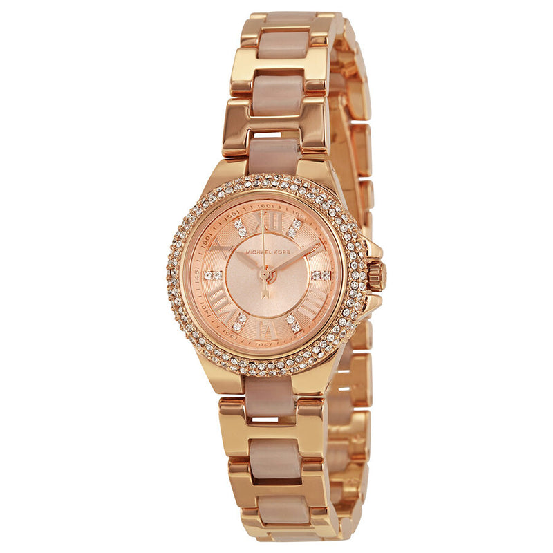 Michael Kors Petite Camille Rose Dial Ladies Watch MK4292 - Watches of America