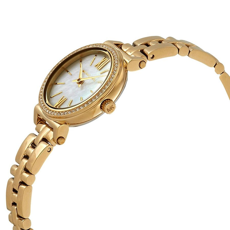 Michael Kors Petite Sofie Crystal Mother of Pearl Dial Ladies Watch MK3833 - Watches of America #2