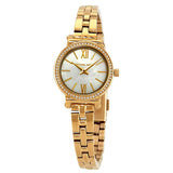 Michael Kors Petite Sofie Crystal Mother of Pearl Dial Ladies Watch MK3833 - Watches of America