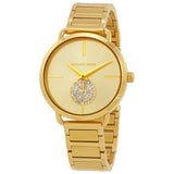 Michael Kors Portia Gold Dial Ladies Watch #MK3639 - Watches of America
