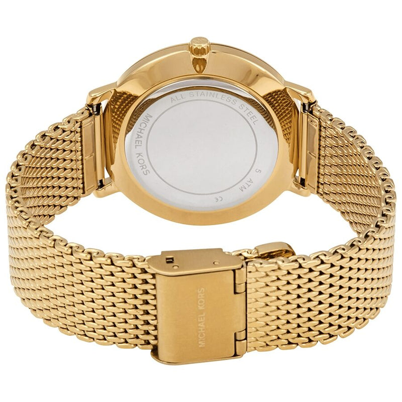 Michael Kors Pyper Quartz Crystal Gold Dial Ladies Watch MK4339 - Watches of America #3