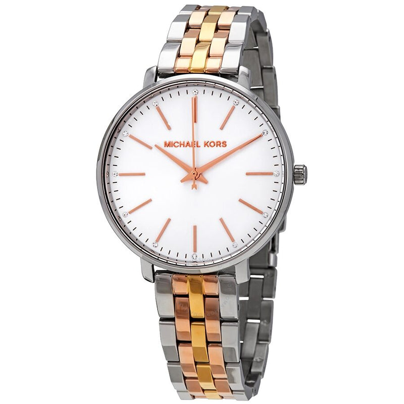 Michael Kors Pyper Tri-Tone Unisex Watch  MK3901 - Watches of America
