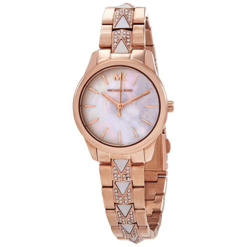 Michael Kors Quartz Mother of Pearl Dial Ladies Watch #MK6674 - Watches of America