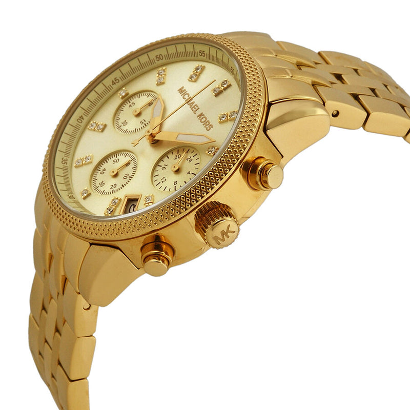 Michael Kors Ritz Chronograph Gold-tone Ladies Watch MK5676 - Watches of America #2
