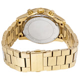 Michael Kors Ritz Pave Chronograph Crystal Gold Dial Ladies Watch MK6484 - Watches of America #3