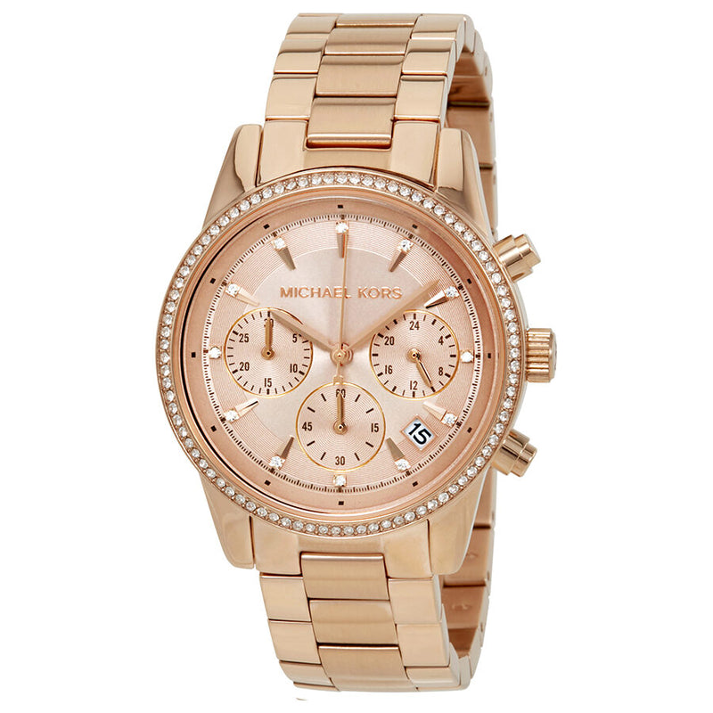 Michael Kors Ritz Rose Dial Ladies Watch MK6357 - Watches of America