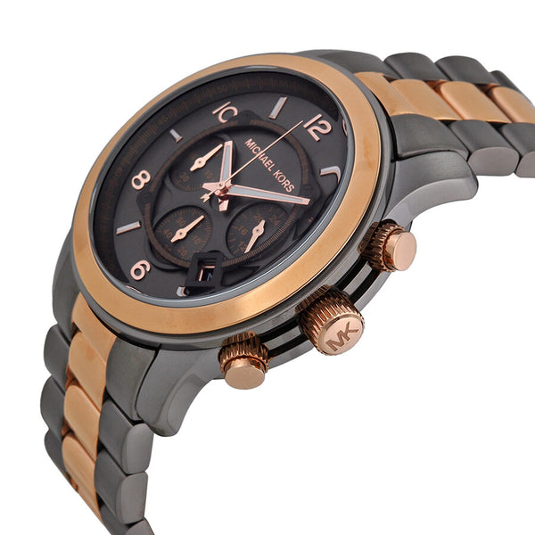 Michael Kors Runway Chronograph Two-tone Unisex Watch MK8189 - Watches of America #2