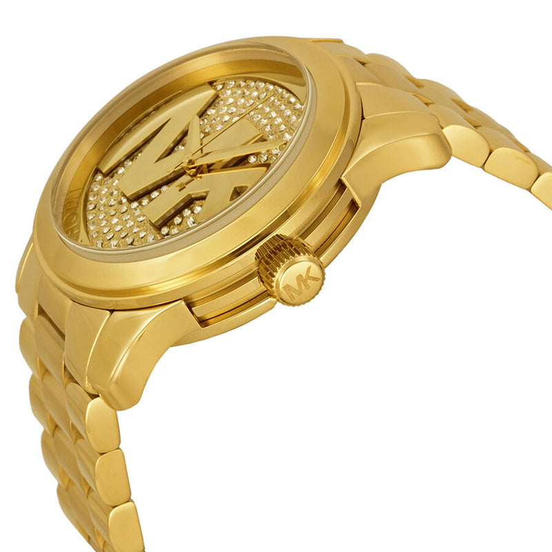 Michael Kors Runway Gold Dial Crystal Ladies Watch #MK5706 - Watches of America #2