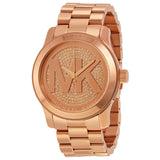 Michael Kors Runway Rose Dial Rose Gold-plated Ladies Watch MK5661 - Watches of America