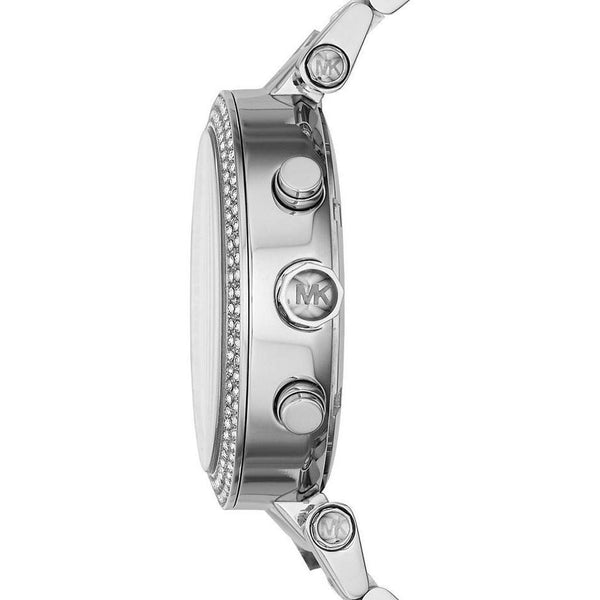 Michael Kors Parker Crystal Paved Silver Ladies Watch MK6104 - Watches of America #2