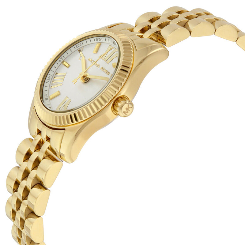 Michael Kors Silver Dial Gold-tone Stainless Steel Ladies Watch MK3229 - Watches of America #2