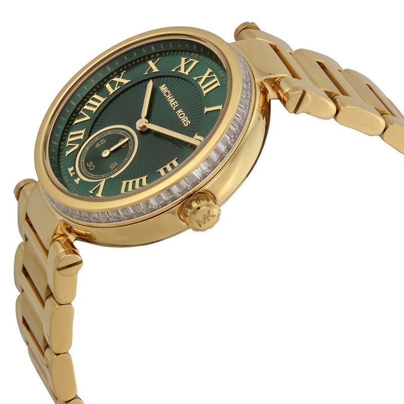 Michael Kors Skylar Emerald Green Dial Gold-tone Ladies Watch #MK6065 - Watches of America #2