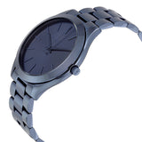 Michael Kors Slim Runway Blue Dial Blue Ion-plated Ladies Watch MK3419 - Watches of America #2