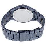 Michael Kors Slim Runway Blue Dial Blue Ion-plated Ladies Watch MK3419 - Watches of America #3