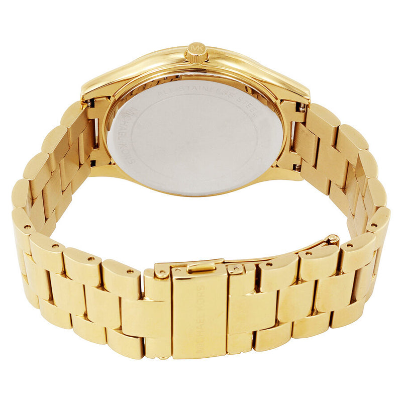 Michael Kors Slim Runway Gold Dial Ladies Watch MK3590 - Watches of America #3