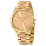 Michael Kors Slim Runway Pink Dial Ladies Watch MK3493 - Watches of America