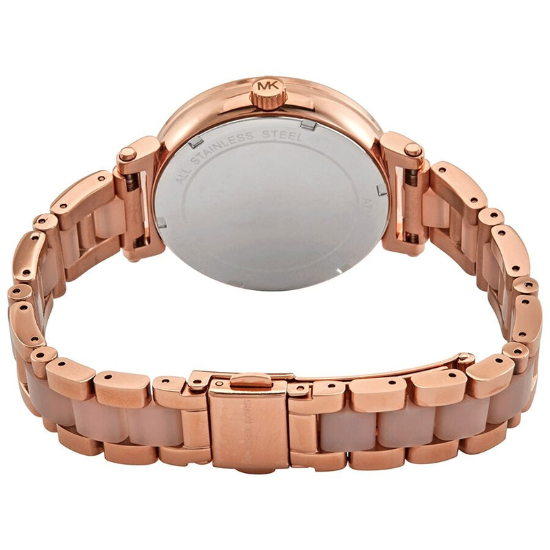 Michael Kors Sofie Quartz Crystal Rose Gold Dial Ladies Watch MK4336 - Watches of America #3
