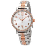 Michael Kors Sofie Crystal Silver Dial Two-tone Ladies Watch MK3880 - Watches of America