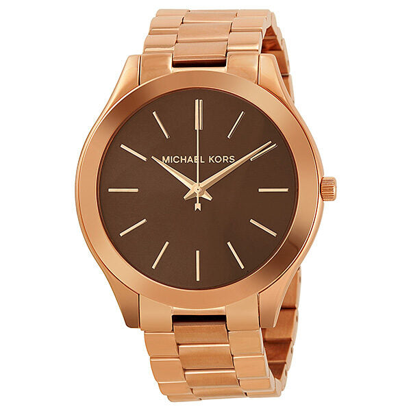 Michael Kors Vintage Classic Slim Runway Rose Gold-tone Ladies Watch MK3181 - Watches of America