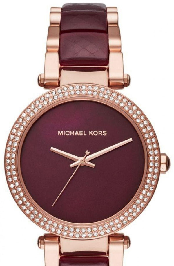 Michael Kors Parker Burgundy Women's Watch MK6412 - Watches of America #2