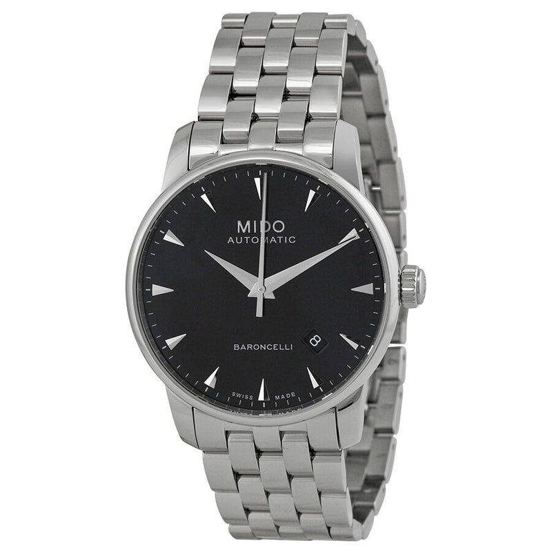 Mido Baroncelli Automatic Black Dial Men's Watch M86004181#M8600.4.18.1 - Watches of America