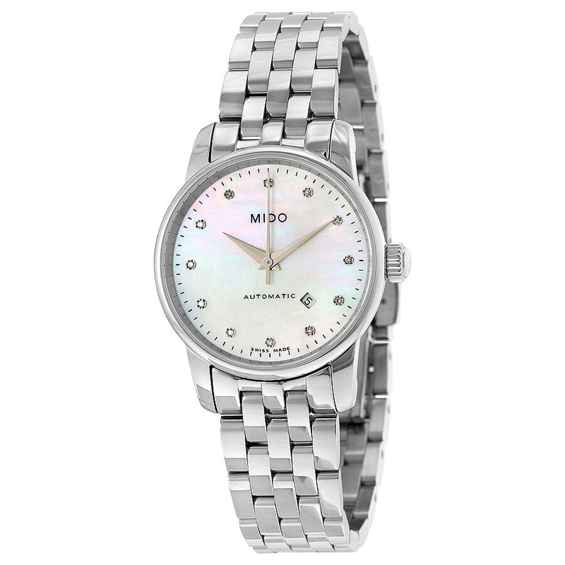 Mido Baroncelli Automatic Mother of Pearl Dial Ladies Watch M76004691#M7600.4.69.1 - Watches of America