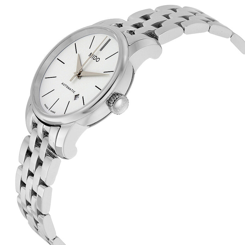 Mido Baroncelli Automatic White Dial Stainless Steel Ladies Watch M76004761#M7600.4.76.1 - Watches of America #2