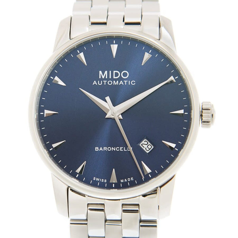 Mido Baroncelli II Automatic Blue Dial Men's Watch #M8600.4.15.1 - Watches of America #2