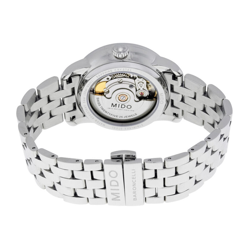 Mido Baroncelli II Automatic Diamond Ladies Watch #M007.228.11.036.00 - Watches of America #3