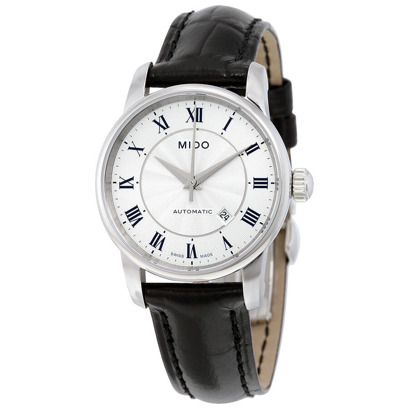 Mido Baroncelli II Automatic Silver Dial Ladies Watch #M7600.4.21.4 - Watches of America