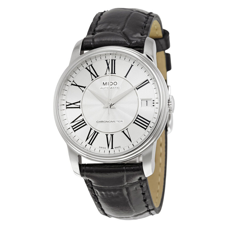 Mido Baroncelli III Automatic Silver Dial Ladies Watch #M0102081603320 - Watches of America