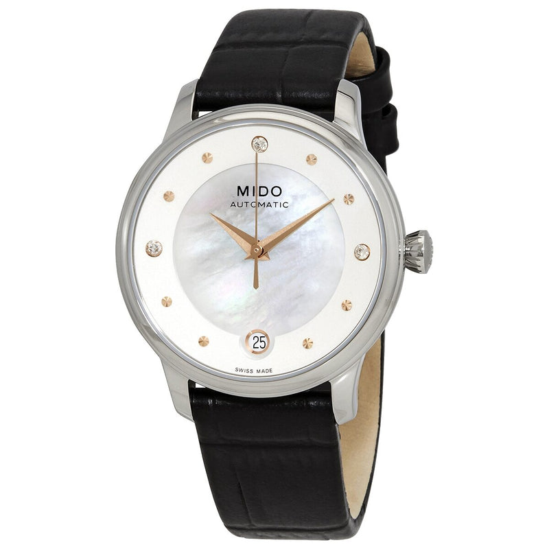 Mido Baroncelli Lady Day & Night Automatic Diamond Watch #M039.207.16.106.00 - Watches of America