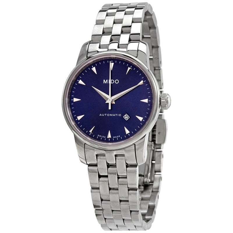 Mido Baroncelli Midnight Blue Lady Automatic Blue Dial Watch #M7600.4.15.1 - Watches of America
