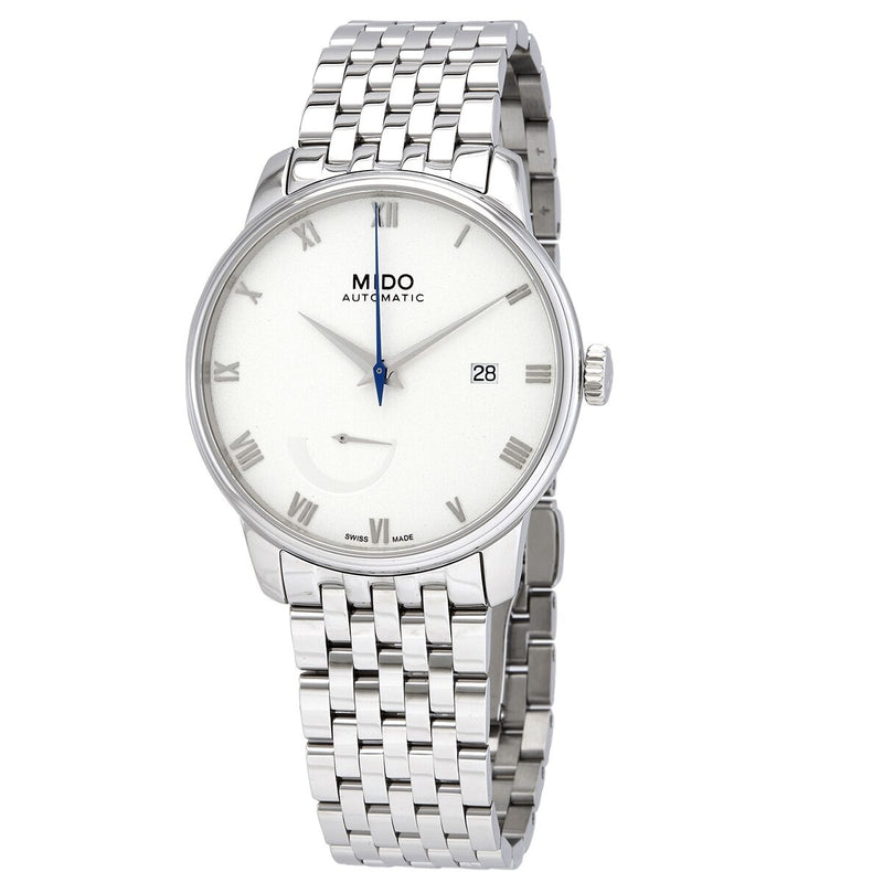 Mido Baroncelli Power Reserve Automatic White Dial Men's Watch #M027.428.11.013.00 - Watches of America