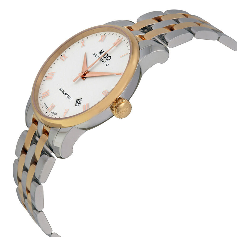 Mido Baroncelli Automatic White Dial Two-tone Men's Watch #M86009N61 - Watches of America #2