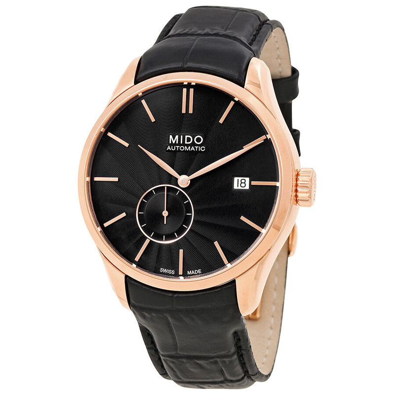 Mido Belluna II Automatic Black Dial Men's Watch #M024.428.36.051.00 - Watches of America