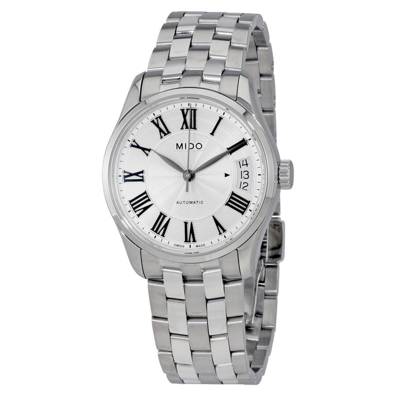 Mido Belluna II Automatic Silver Dial Ladies Watch M0242071103300#M024.207.11.033.00 - Watches of America
