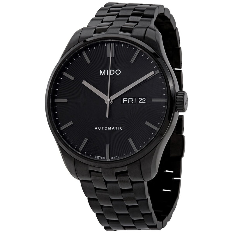 Mido Belluna Sunray Automatic Black Dial Men's Watch #MIDO-M0246303305100 - Watches of America