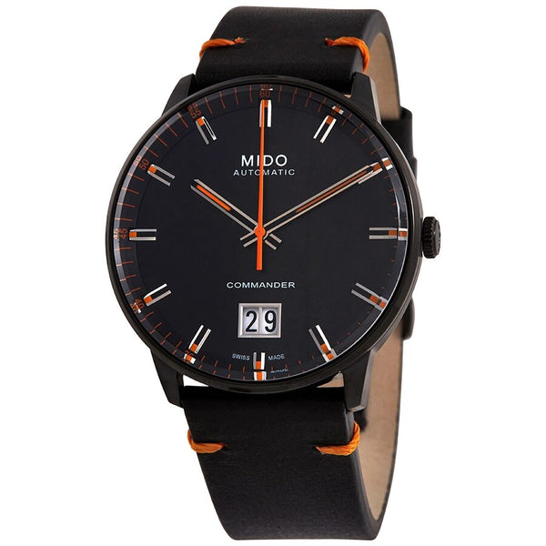 Mido Commander Big Date Automatic Black Dial Men's Watch #M0216263605101 - Watches of America