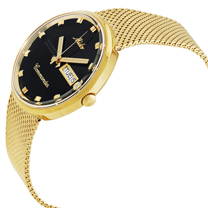 Mido Commander I Automatic Yellow Gold PVD Unisex Watch #M842932813 - Watches of America #2