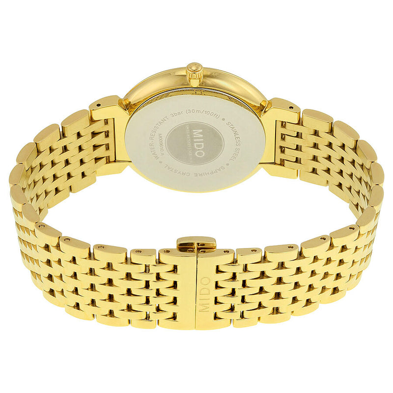 Mido Dorada Gold Dial Gold-plated Men's Watch M0096103302100 #M009.610.33.021.00 - Watches of America #3