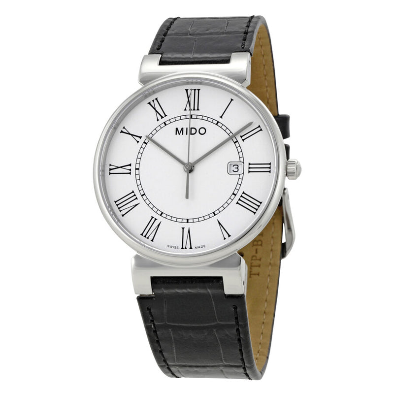 Mido Dorada White Dial Quartz Men's Watch #M0096101601300 - Watches of America