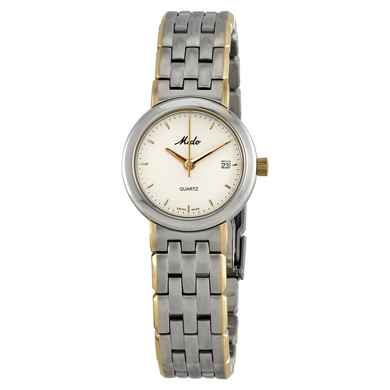 Mido Madison White Dial Ladies Watch #M2465.9.16.1 - Watches of America