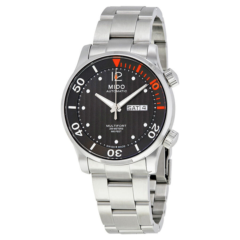 Mido Multifort Automatic Anthracite Dial Men's Watch #M005.930.11.060.80 - Watches of America