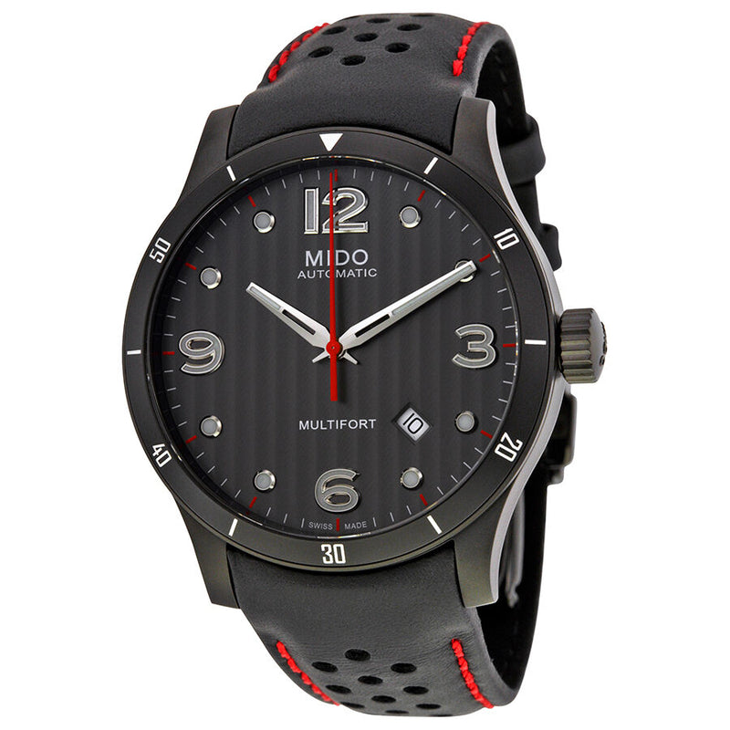 Mido Multifort Automatic Anthracite Dial Men's Watch #M025.407.36.061.00 - Watches of America