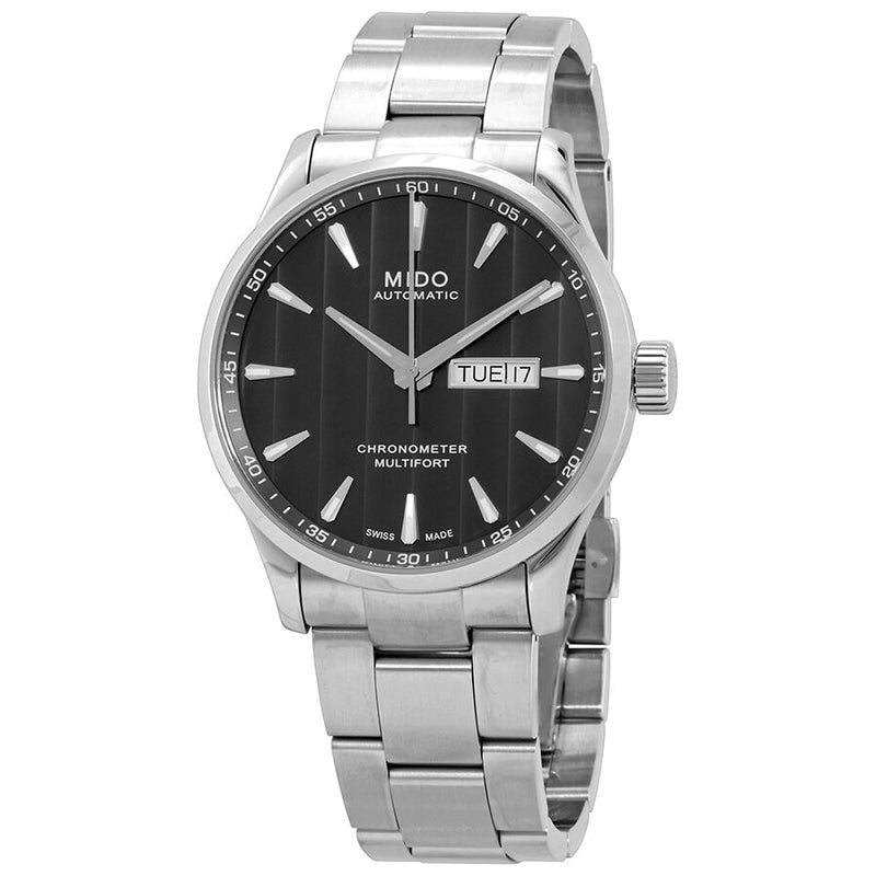 Mido Multifort Automatic Anthracite Dial Men's Watch #M0384311106100 - Watches of America