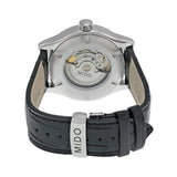 Mido Multifort Automatic White Dial Leather Men's Watch M0054301603200 #M005.430.16.032.00 - Watches of America #3
