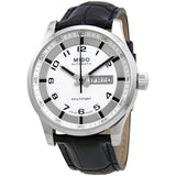 Mido Multifort Automatic Silver Dial Men's Watch #M0054301603280 - Watches of America