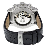 Mido Multifort Black Dial Black Leather Men's Watch M0056141606100 #M005.614.16.061.00 - Watches of America #3